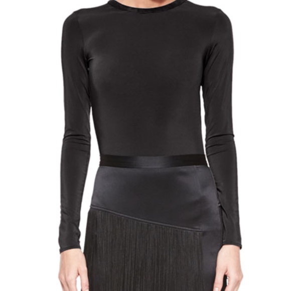 Tamara NWOT Mellon Backless Bodysuit w/ Suede Trim - Picture 2 of 7